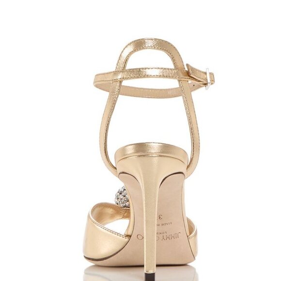 Jimmy Choo  Sacora 85 Embellished Sandals - - Picture 5 of 8